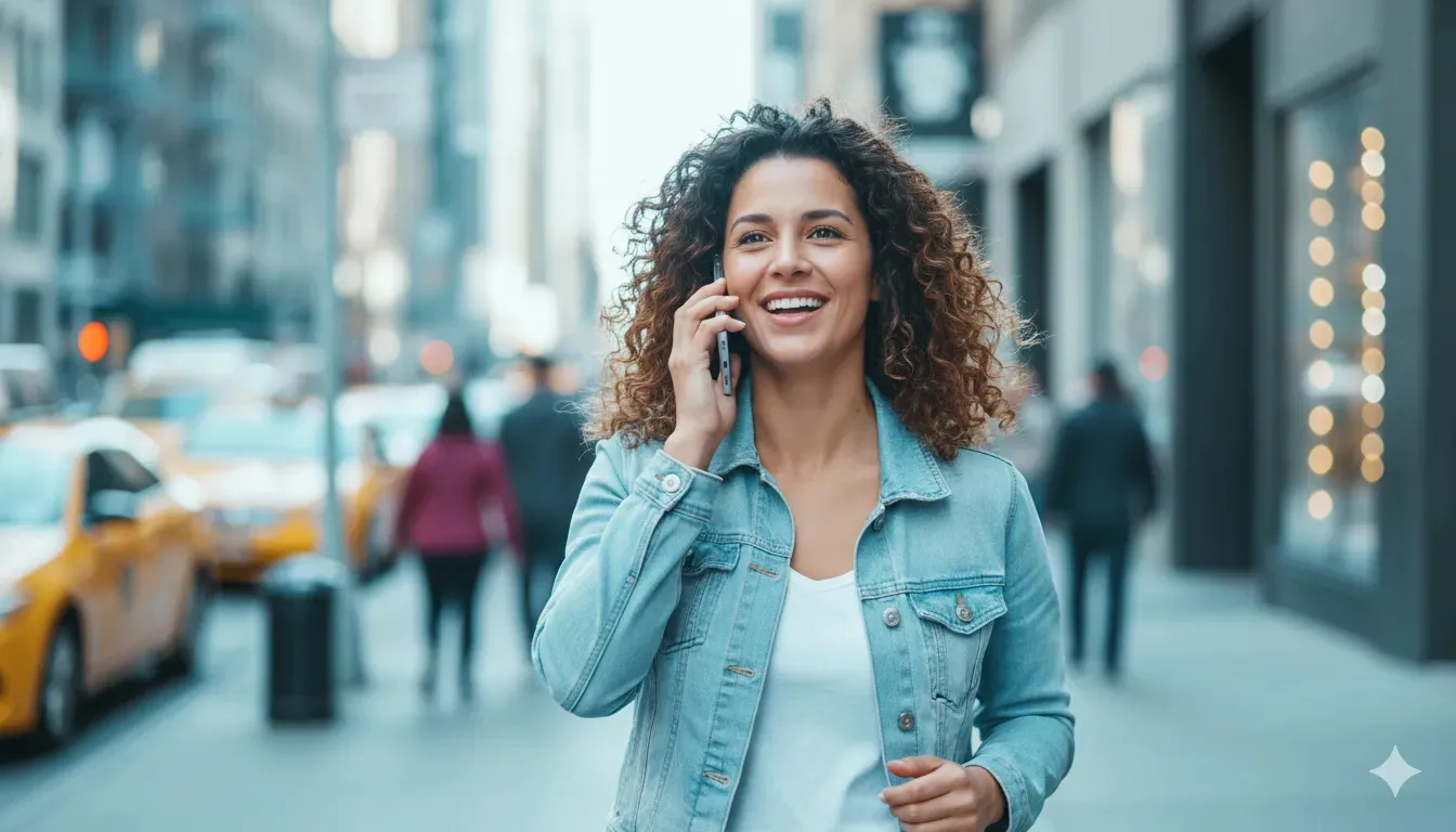 Small business owner smiling